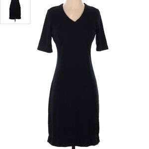 Merona Short Sleeve Little Black Dress Women's XS V-Neck Classic Cocktail Party